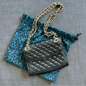 Rebecca Minkoff Quilted Affair mini studded crossbody purse